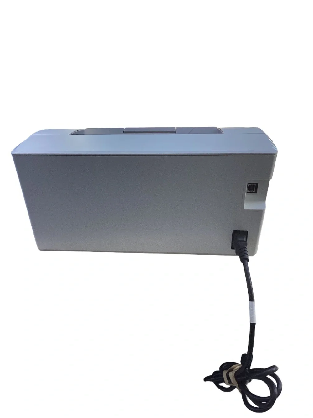HP White and Gray Compact Monochrome Laser Printer